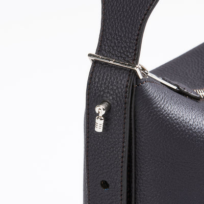 【0801-GMS】スモールバケットバッグ『クモノマイン』（ブラック）