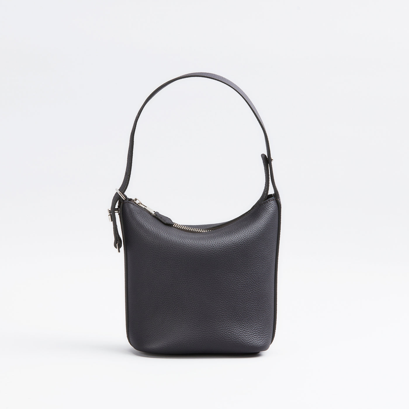 【0801-GMS】スモールバケットバッグ『クモノマイン』（ブラック）