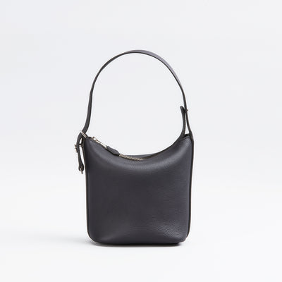 【0801-GMS】スモールバケットバッグ『クモノマイン』（ブラック）