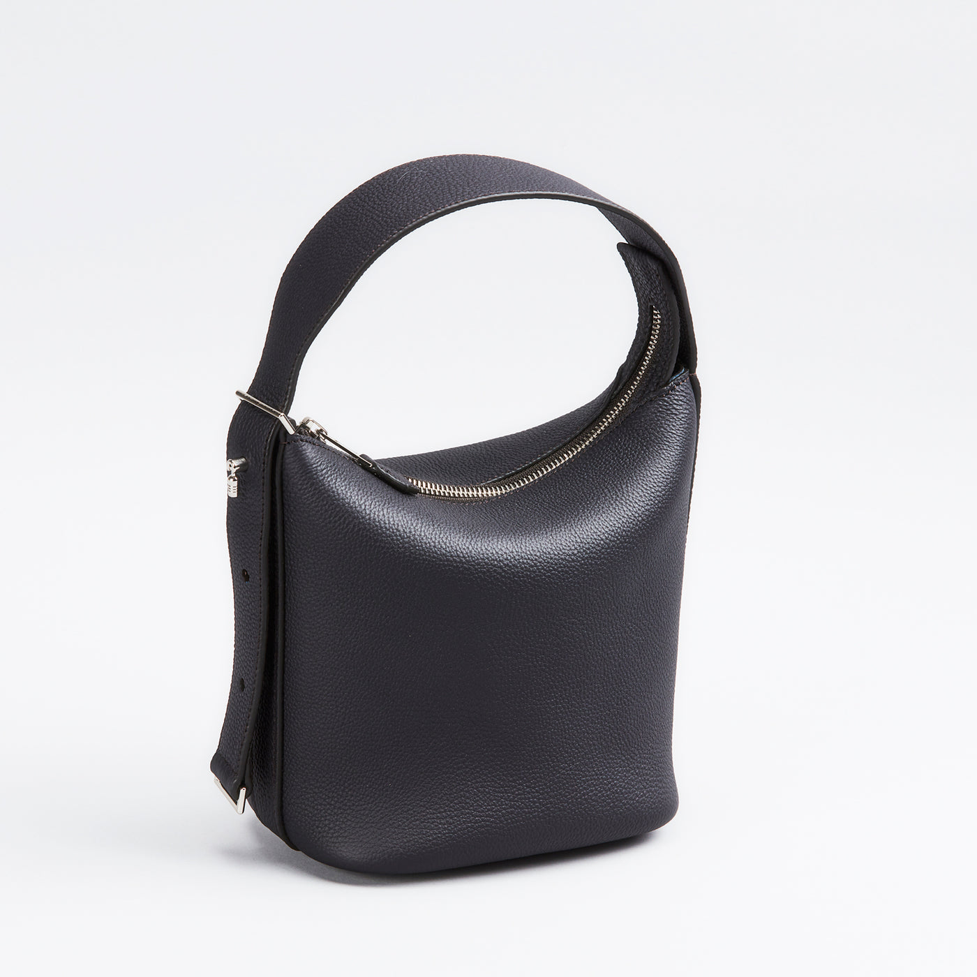 【0801-GMS】スモールバケットバッグ『クモノマイン』（ブラック）