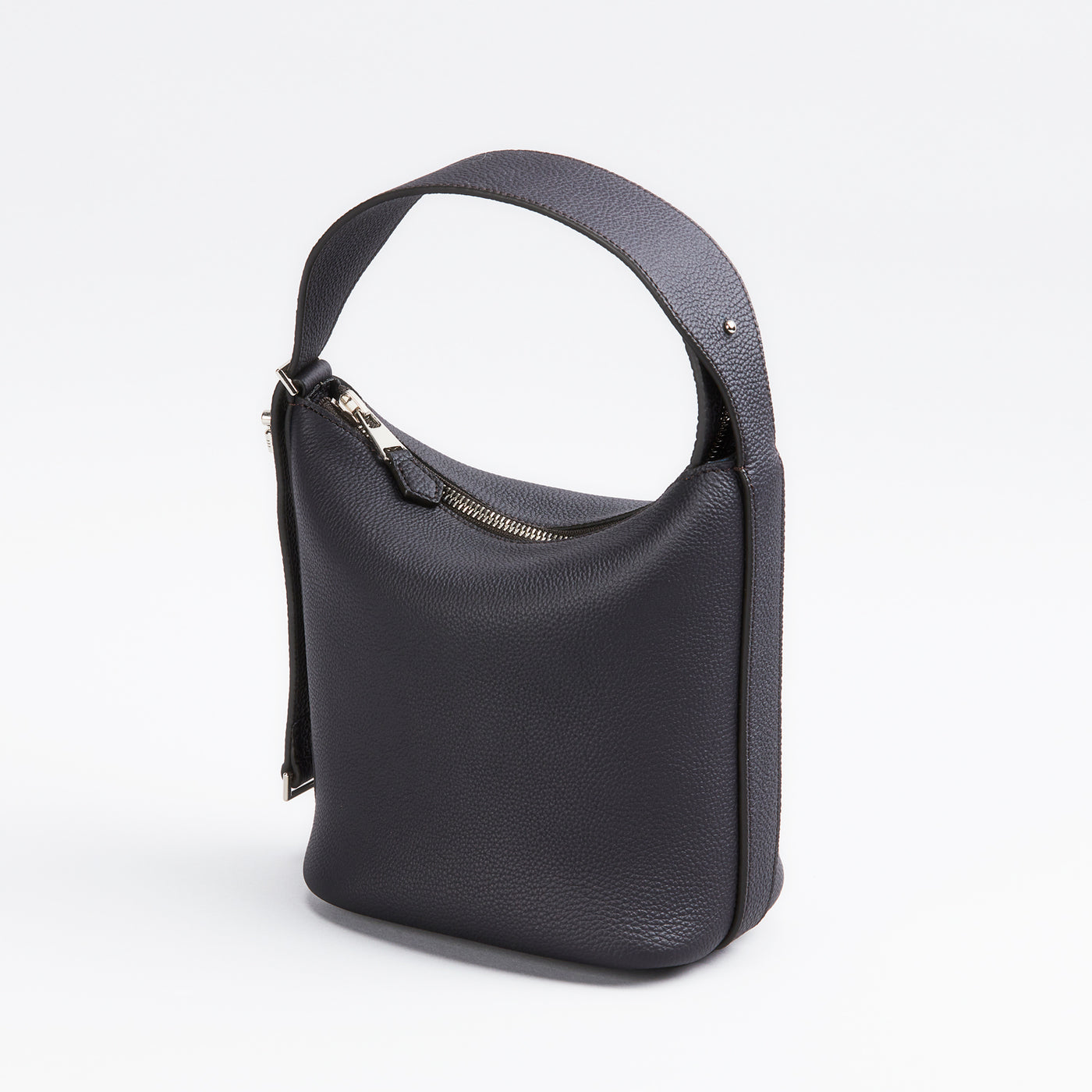 【0801-GMS】スモールバケットバッグ『クモノマイン』（ブラック）