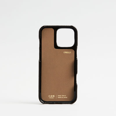 【0816-3-GMS】『レザーカバー iPhone16ProMax』(トープ)