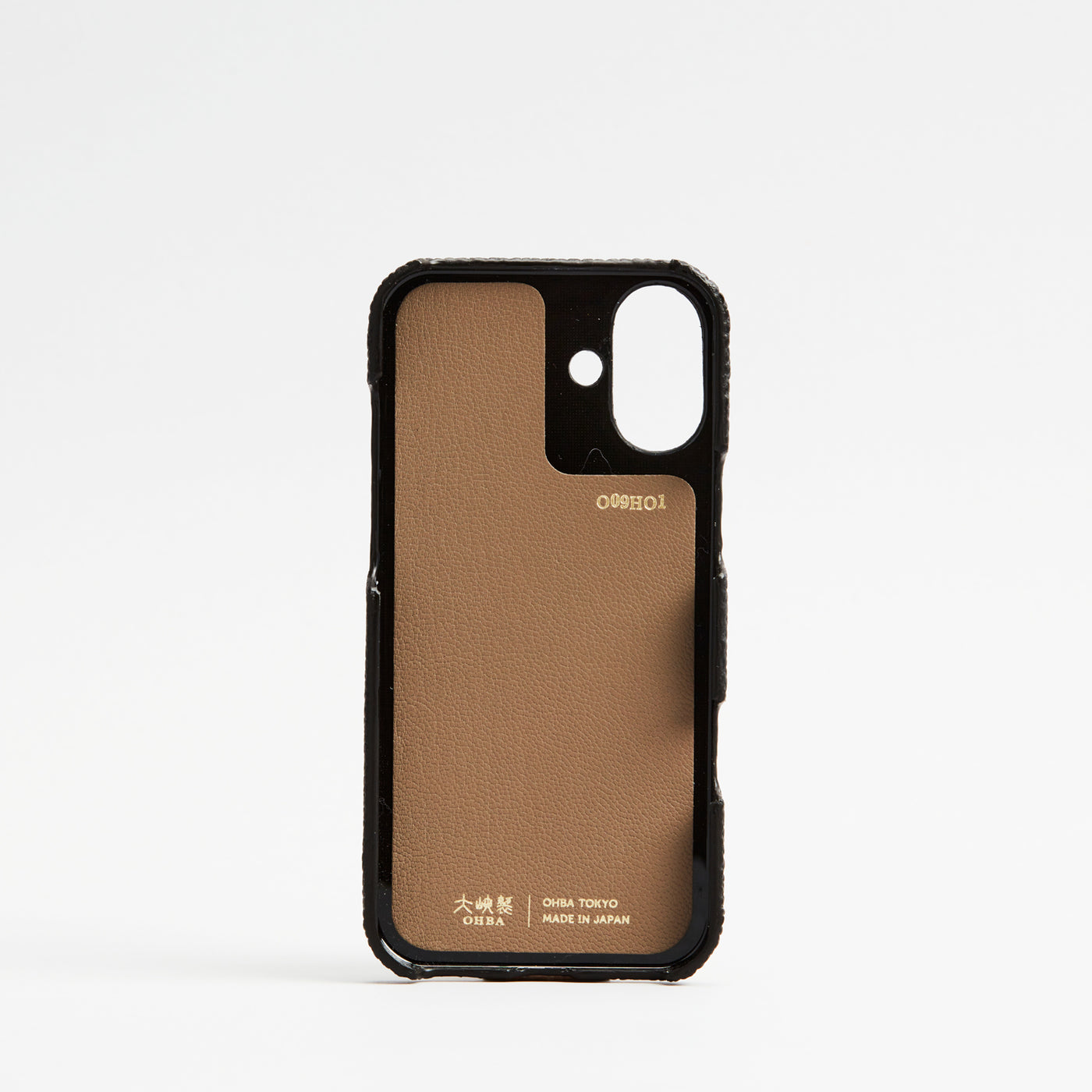 【0816-4-GMS】『レザーカバー iPhone16Plus』(トープ)