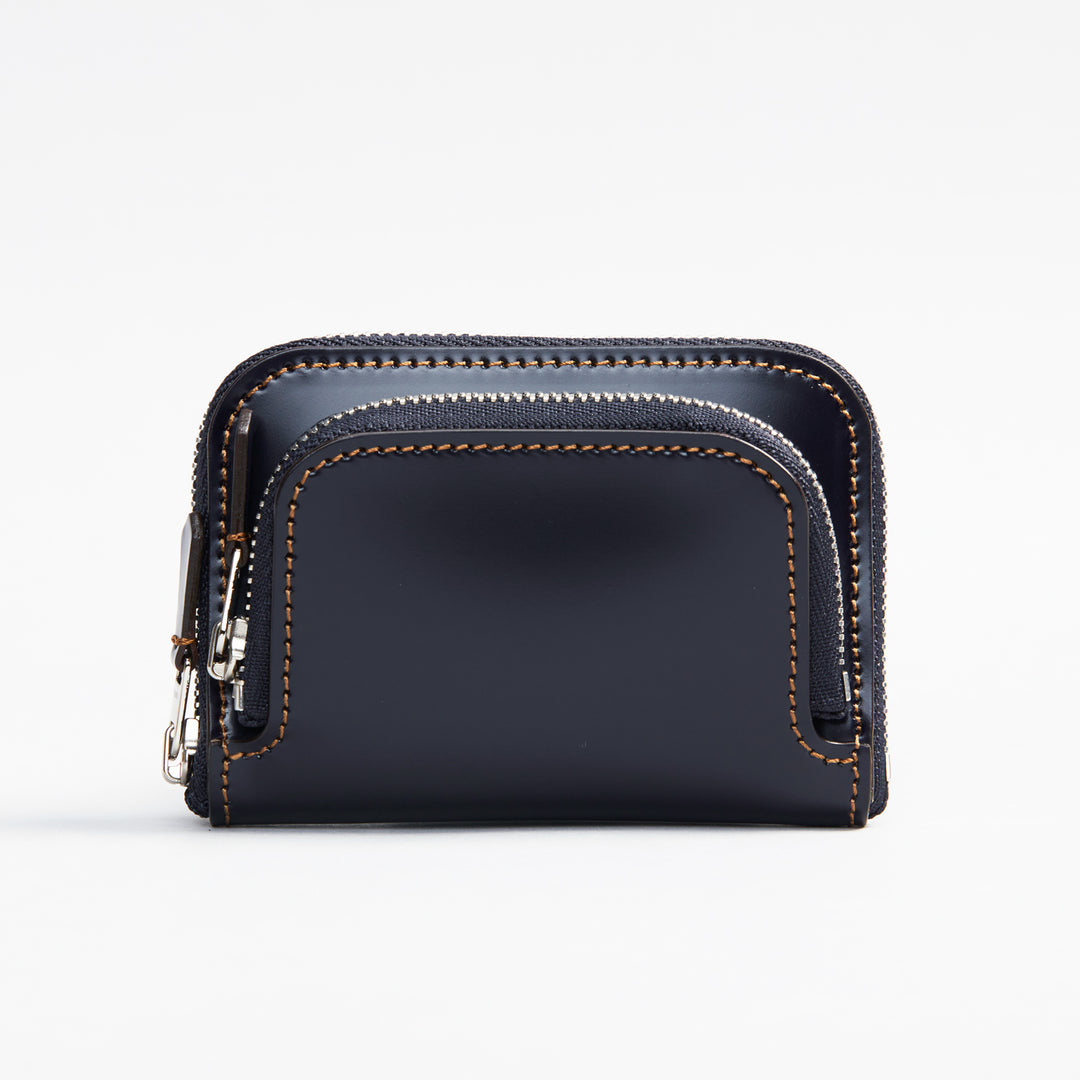 大峽製鞄－コインケース『ダブルファスナーケース・ミニ』【0975-3-CDV】