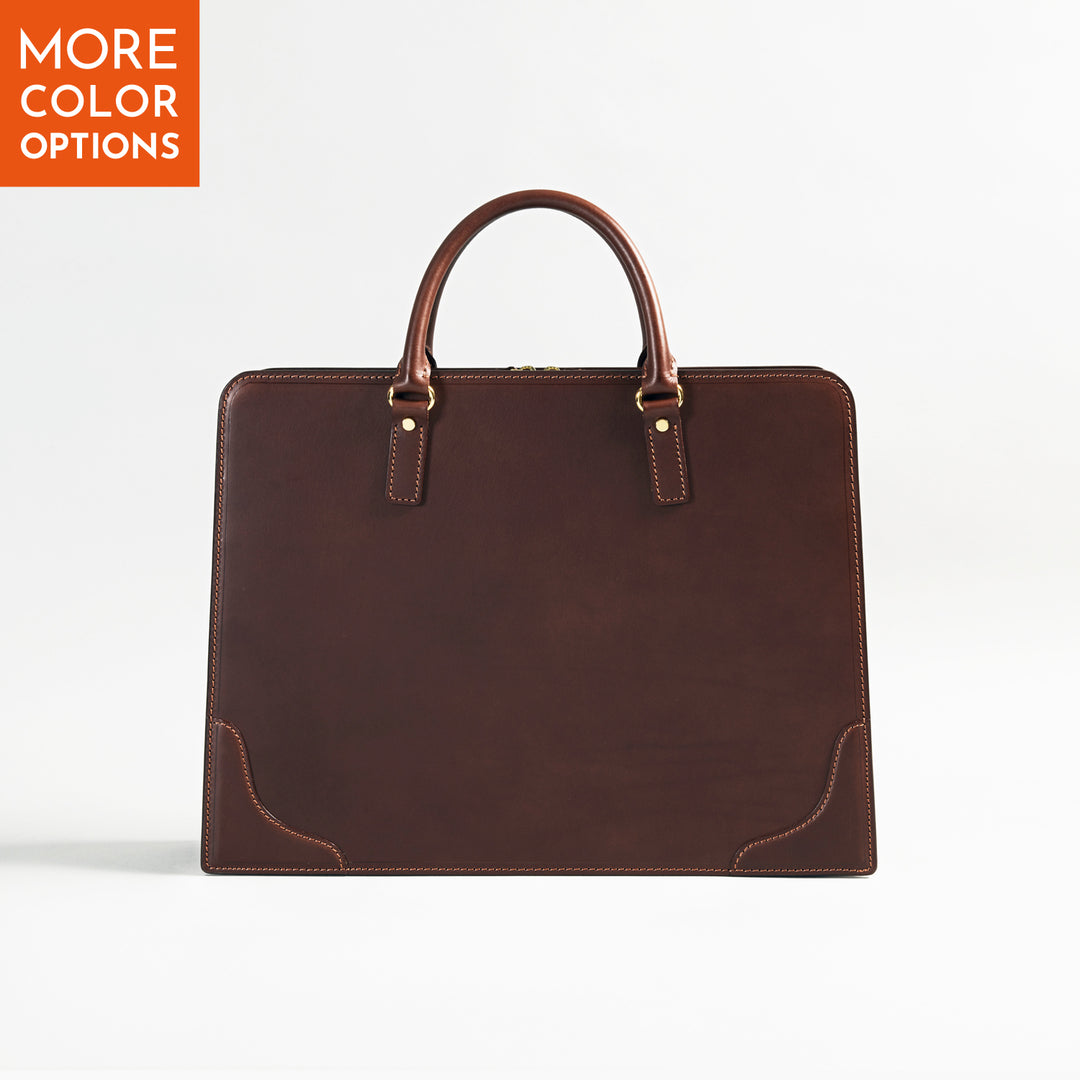 大峽製鞄　ビジネスバック　ネイビー 大峽製鞄」のソフトビジネスバッグ - ニッポンの職人仕事 | 藤巻