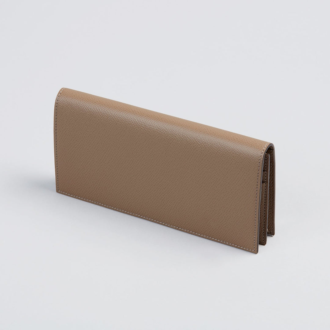 【定価9.3万】OHBA(大峽製鞄)束入れ(通し襠)・長財布 (グリーン) 長財布｜大峽製鞄－束入れ (通しマチ・小銭入れ付き)【1057-ECF】