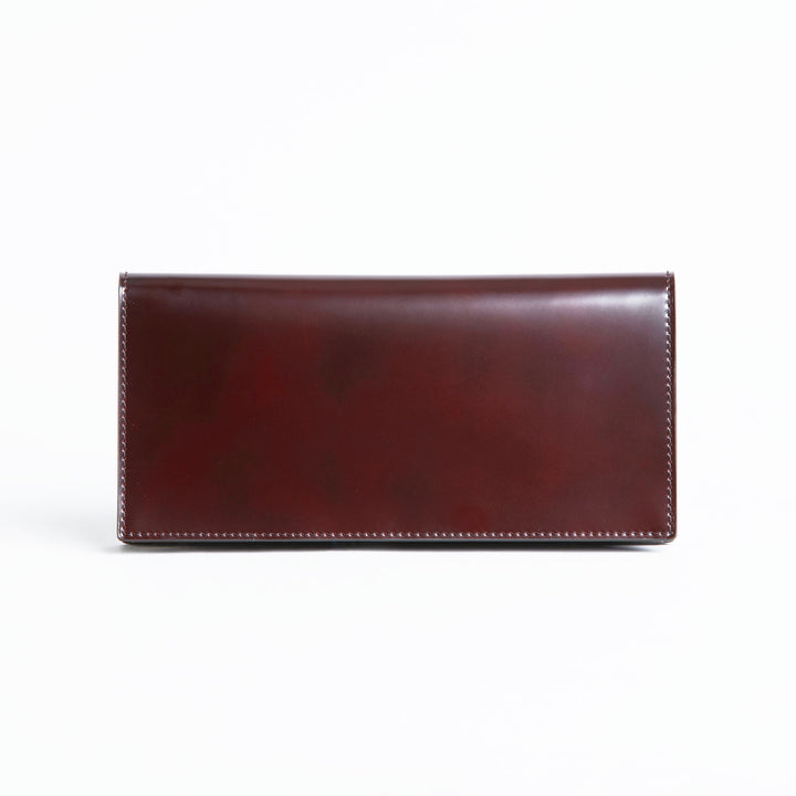 長財布　革　コードバン　OHBA 大峽製鞄｜長財布－コードバン 束入れ(通し襠)【1108-4-CDV】