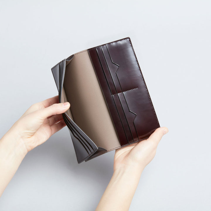 大峽製鞄｜長財布－束入れ(通し襠)【1108-4-CDV】 – Ohba&Co. 大峽製鞄