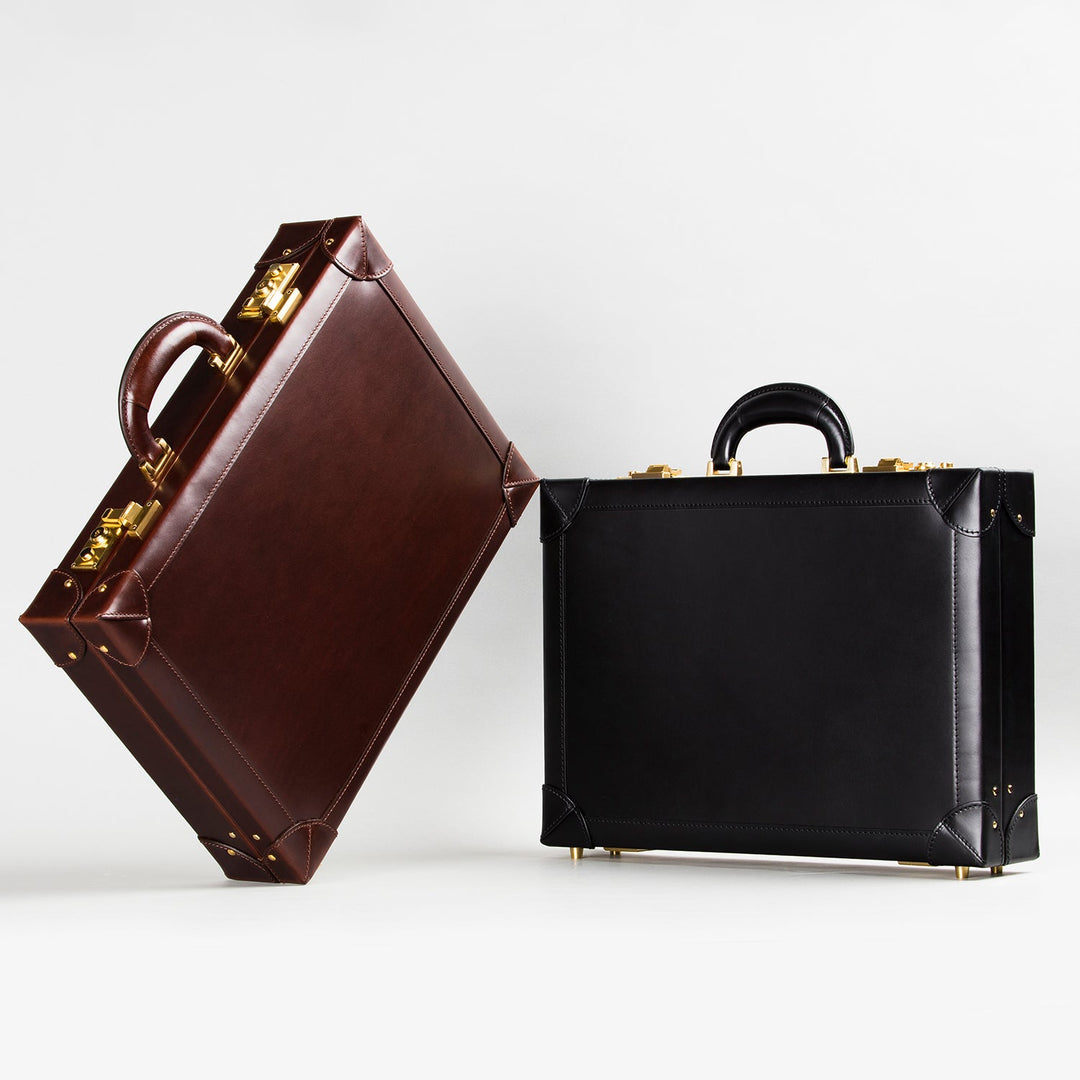 ツ*ん様 大峽製鞄 アタッシェケース【1016-D】デュプイ社/キャメル