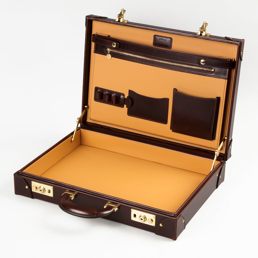 ツ*ん様 大峽製鞄 アタッシェケース【1016-D】デュプイ社/キャメル 大峡製 大峽製鞄(おおばせいほう)｜アタッシェケース(トランク型手提げかばん)