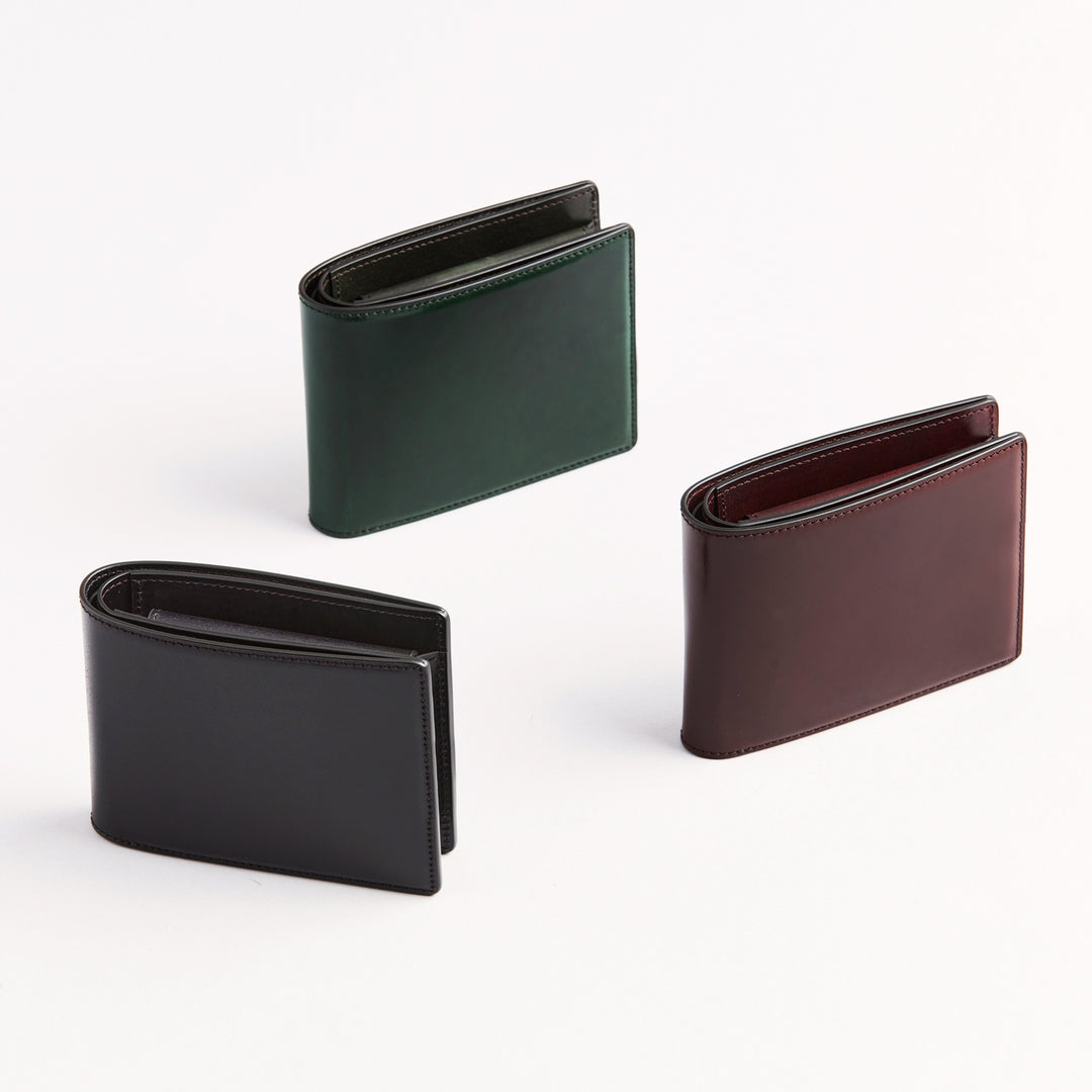 大峽製鞄－メンズ財布｜二つ折り札入れ小銭付【1207-3-RCD】 – Ohba&Co