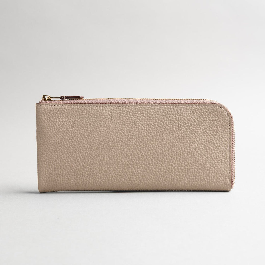 1245-3-GMS】Lジップ束入れ『ロングウォレット』(ライトグレー) – 大峽製鞄