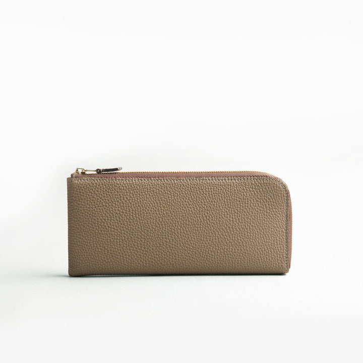 1245-3-GMS】Lジップ束入れ『ロングウォレット』(ゴールド) – 大峽製鞄