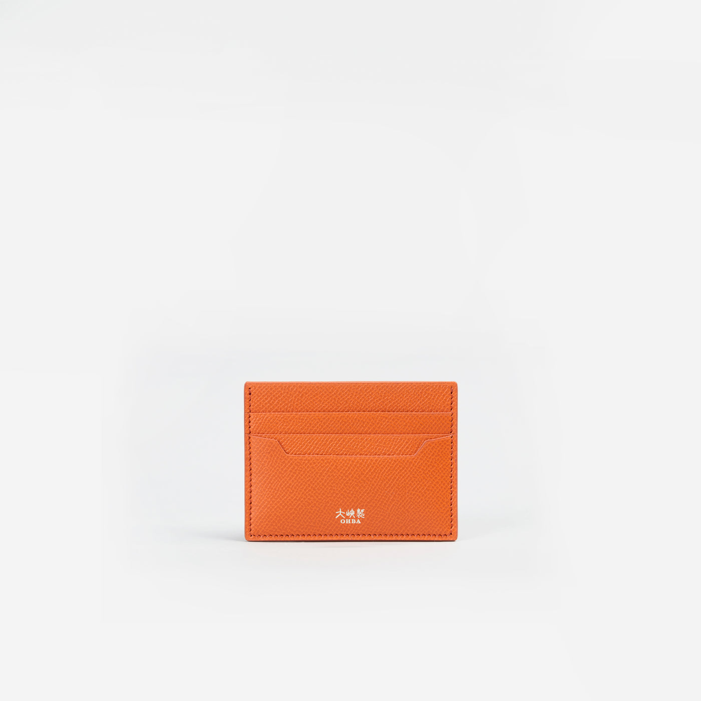 【1264-ECF】クラシックカードホルダー (オレンジ)