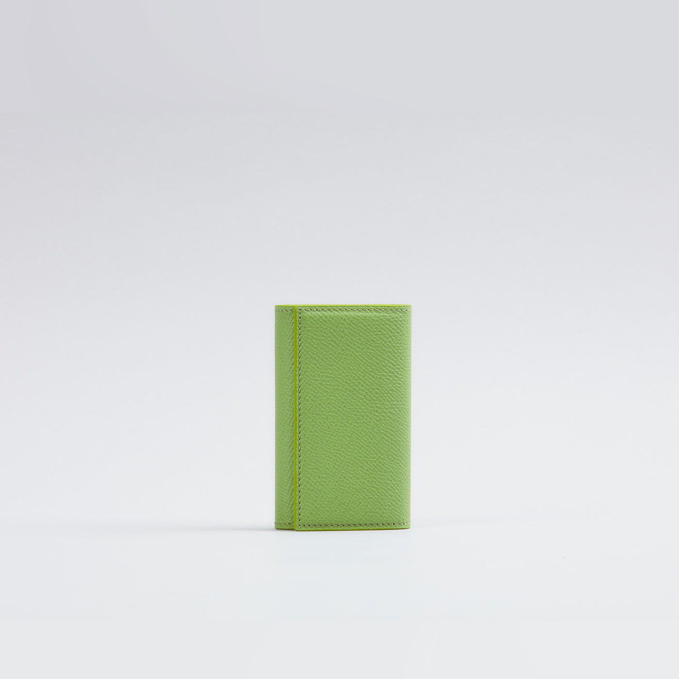 【1311-ECF】三つ折りキーケース〈４連〉 (ライトグリーン)