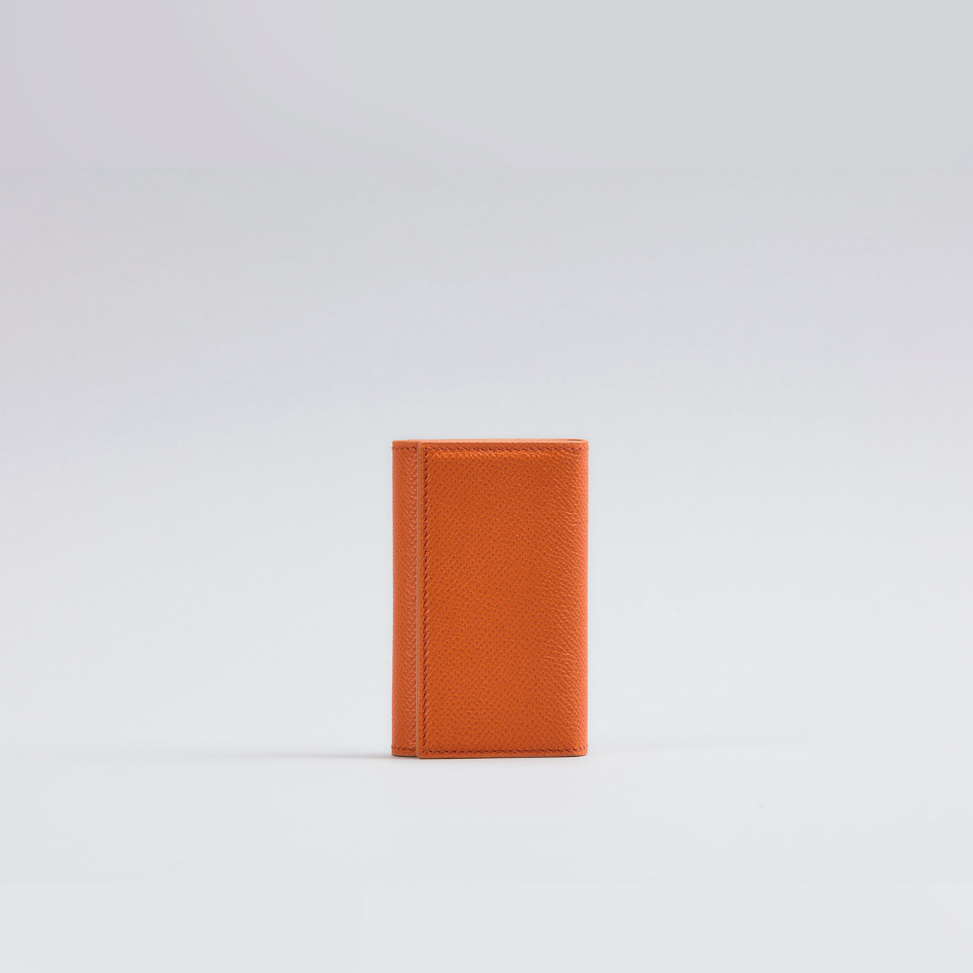 【1311-ECF】三つ折りキーケース〈４連〉 (オレンジ)