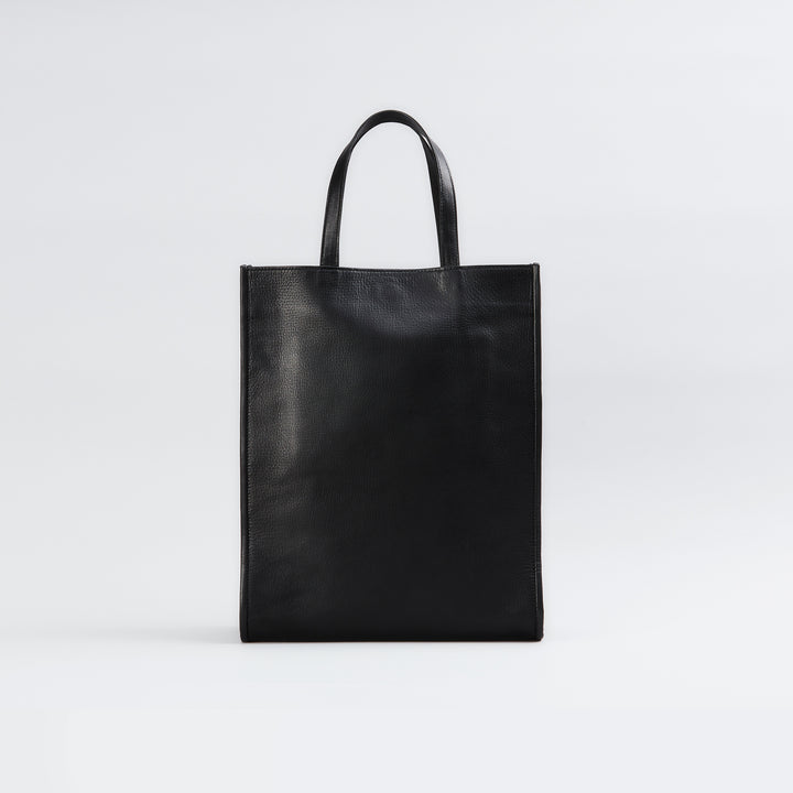 CTHYドレープレザートートバッグ THE CASE まとめ ブラック TOKYO LEATHER FACTORY/洗える牛革の2wayトートバッグ ブラック