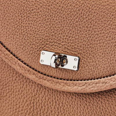 【1334-GMS】「マドロミー」ショルダーポーチ・ミニ（トープ）