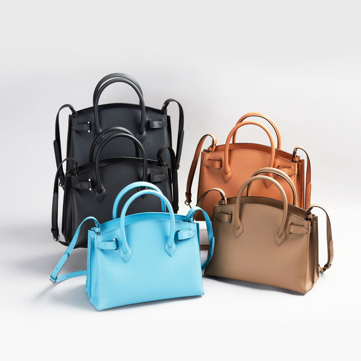 1340-ECF】ハンドバッグ・ウィークエンド・ミニサイズ（ネイビー