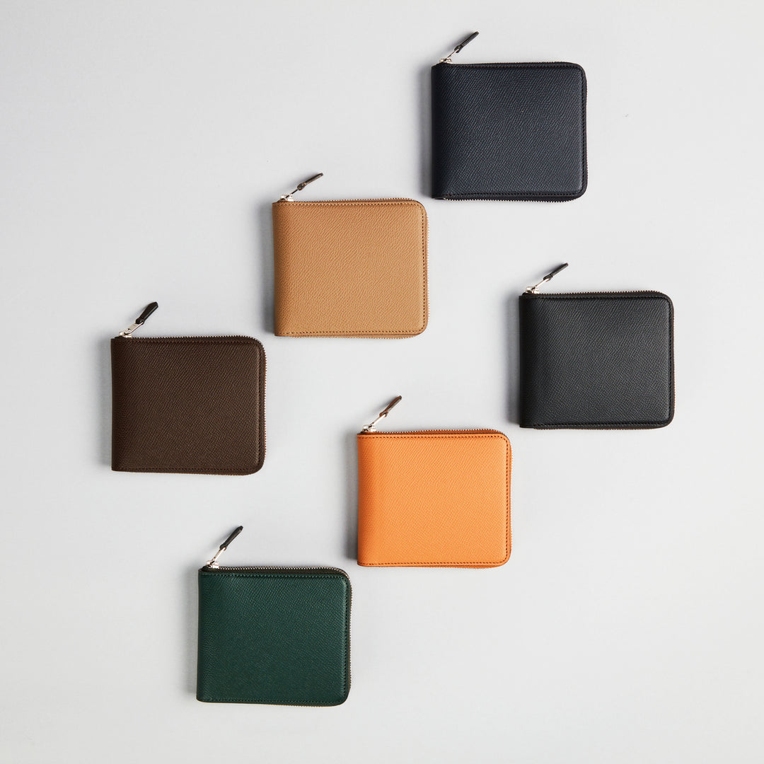 大峽製鞄－メンズ財布｜【1355-ECF】ジップウォレット札入れ