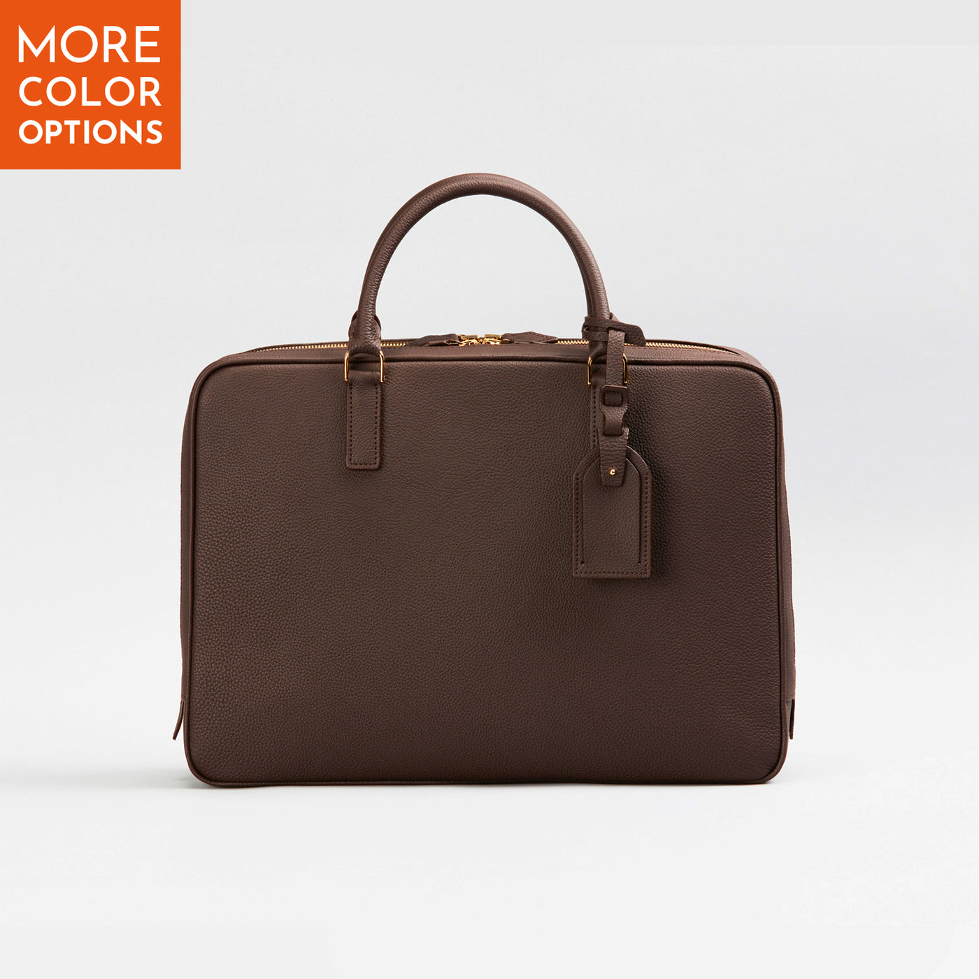 《カラー受注会》【6-1357-GMS】『ハツレ・ダブル』ソフトブリーフケース 2ルーム