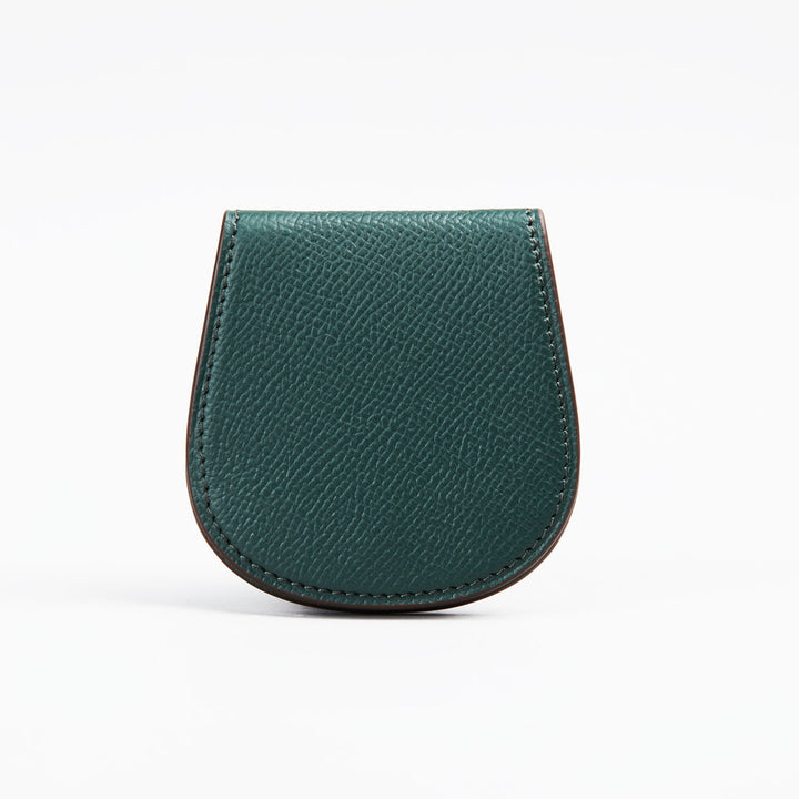 大峽製鞄－【1371-ECF】馬蹄型フラット小銭入れ (ブラック)