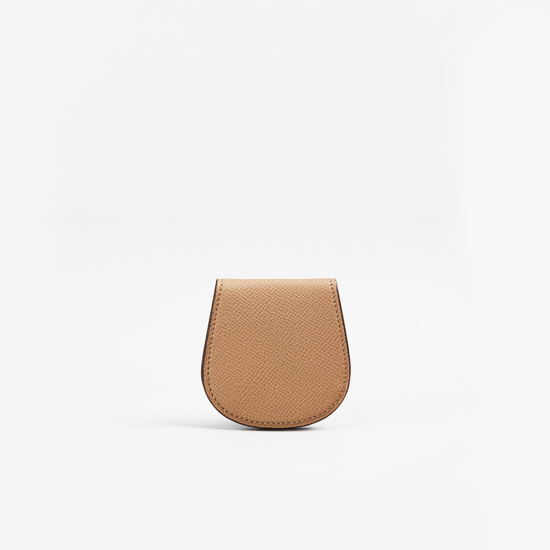 大峽製鞄－【1371-ECF】馬蹄型フラット小銭入れ (ブラック)