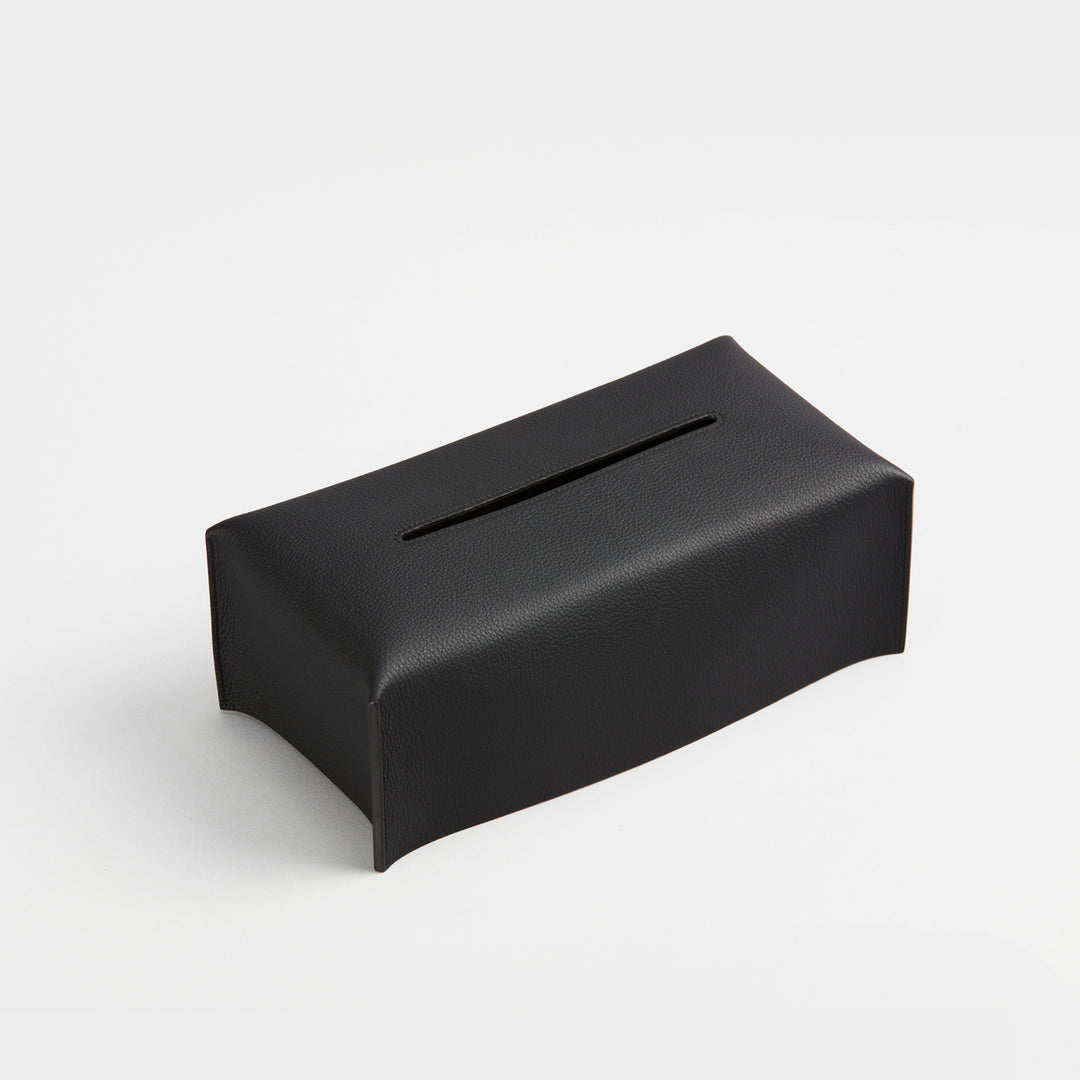 大峽製鞄 ｜ 【1432-GMS】ティッシュボックスケース・L(チョコ)