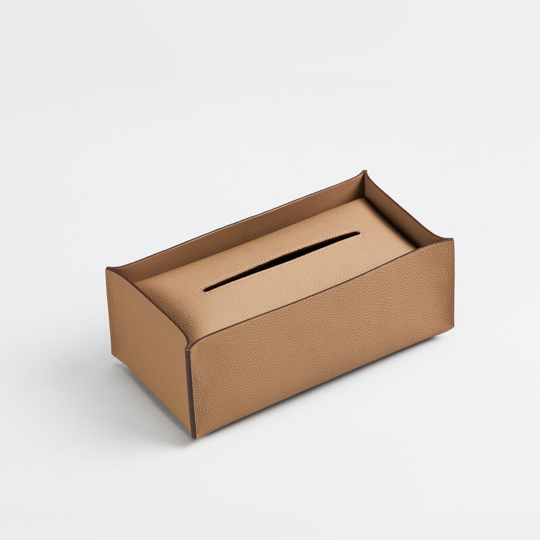 大峽製鞄 ｜ 【1432-GMS】ティッシュボックスケース・L(ブラック)