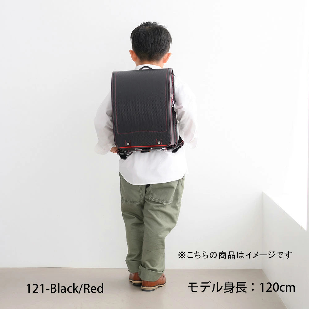 【アウトレット｜直営店限定】コンビ&レザー【18】2022年度ご入学用ランドセル (ブラック／レッド)