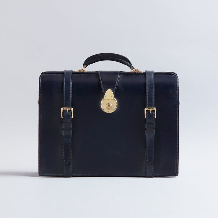 大峡製鞄　ダレスバッグ 大峽製鞄－ベルト付きダレスバッグ｜ブライドルレザー【1257-BRD】