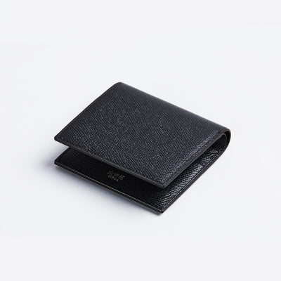 【1363-ECF】札入れコンパクト・二つ折り財布 (チョコ)
