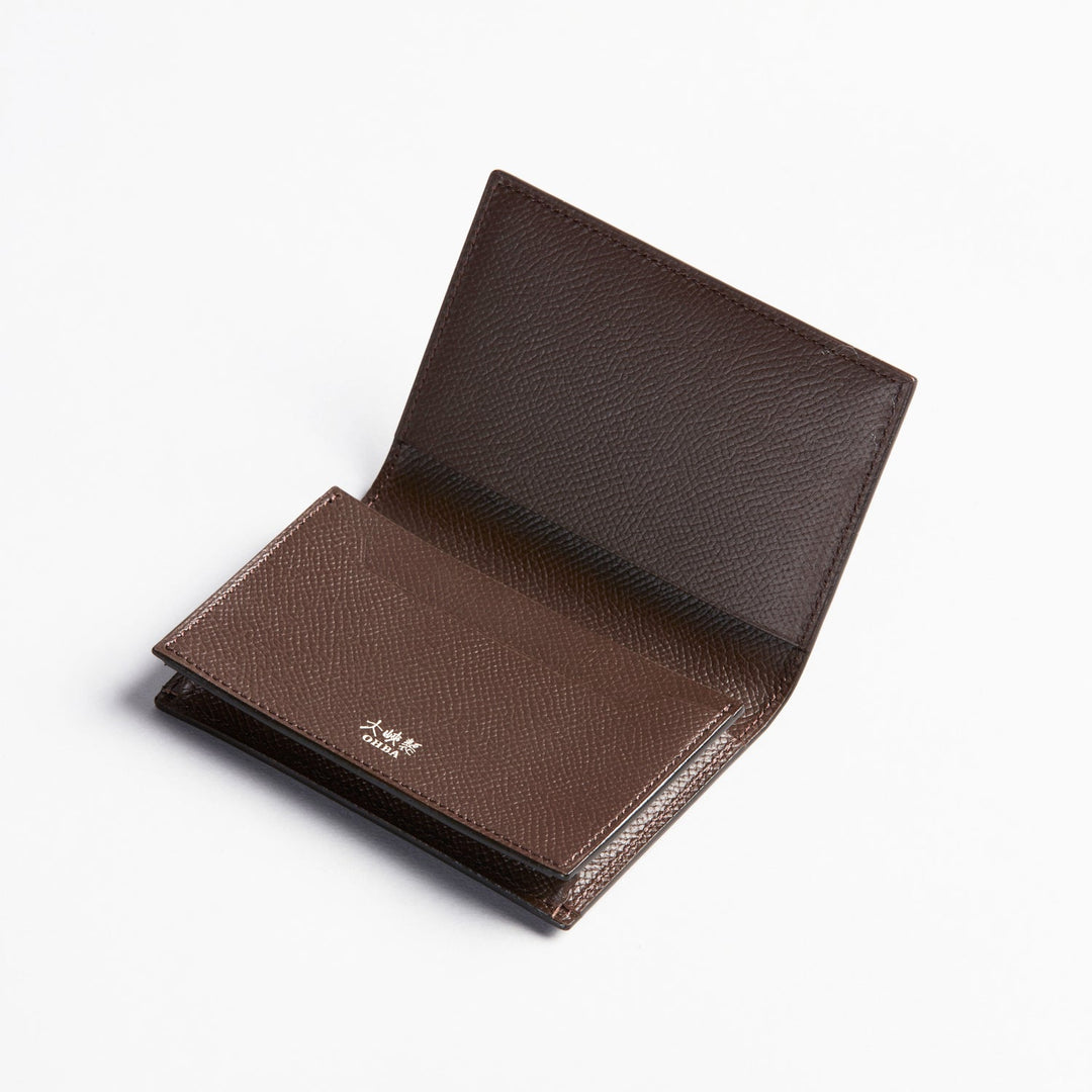 1041-2-ECF】名刺入れ通し襠『ヨーロピアンカーフカードケース