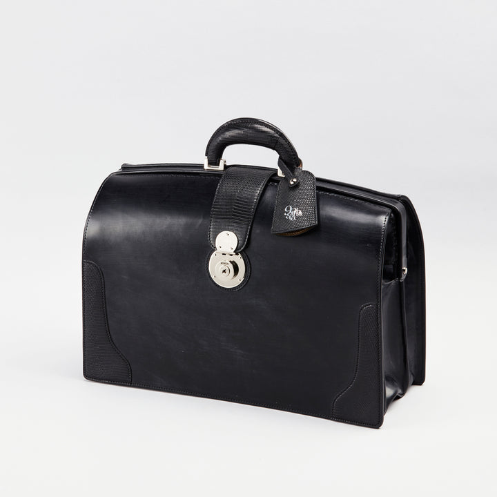 大峽製鞄－《90周年記念》【90-1135-BRD×LZD】『ザ・ダレスバッグ