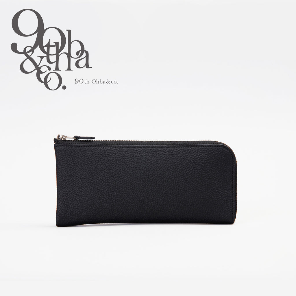 未使用級✨大峽製鞄　OHBA 1245-3-GMS Lジップ ロングウォレット 1245-3-GMS】Lジップ束入れ『ロングウォレット』(ブラック) – 大