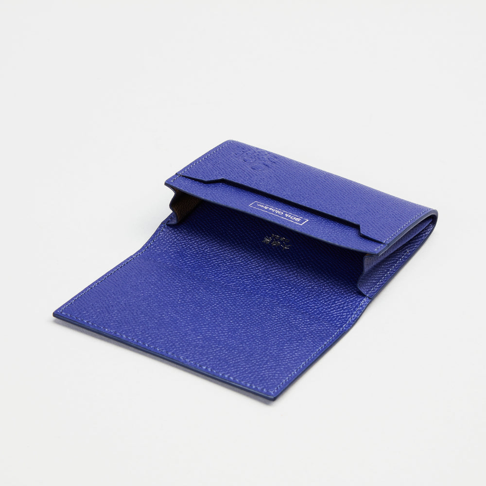 大峽製鞄 OHBA コードバン ミニ財布 ケース 975 紺ネイビー 大峡 大峽製鞄－コインケース ラウンドシングルジップ『マルチケース