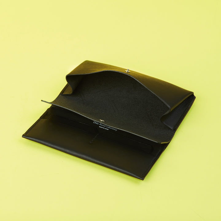 Ohba®︎Labo.｜長財布｜束入れ入れ小銭つき【R-001-MBL】 – Ohba&Co