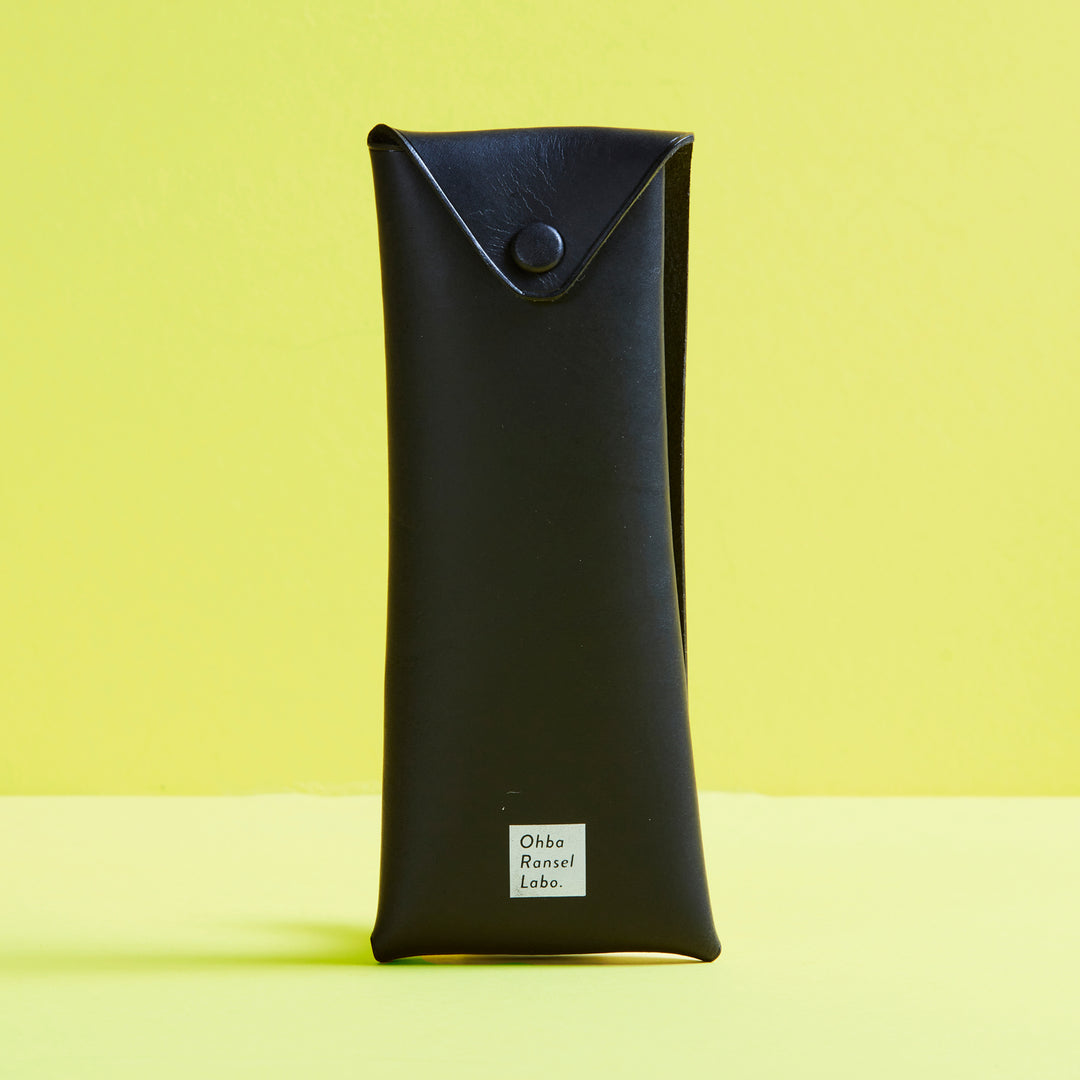 R-010-MBL】折りたたみペンケース（ブラック）OHBA LABO laboratory