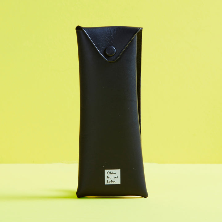 R-010-MBL】折りたたみペンケース（ブラック）OHBA LABO laboratory