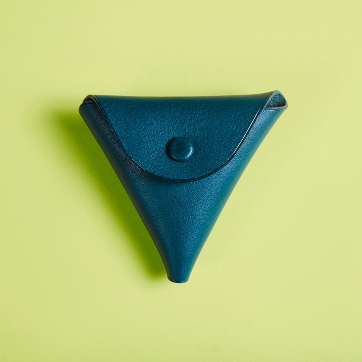 OhbaⓇLabo. 【 R-023-MBX 】三角コインケース（ グリーン ） – 大峽製鞄