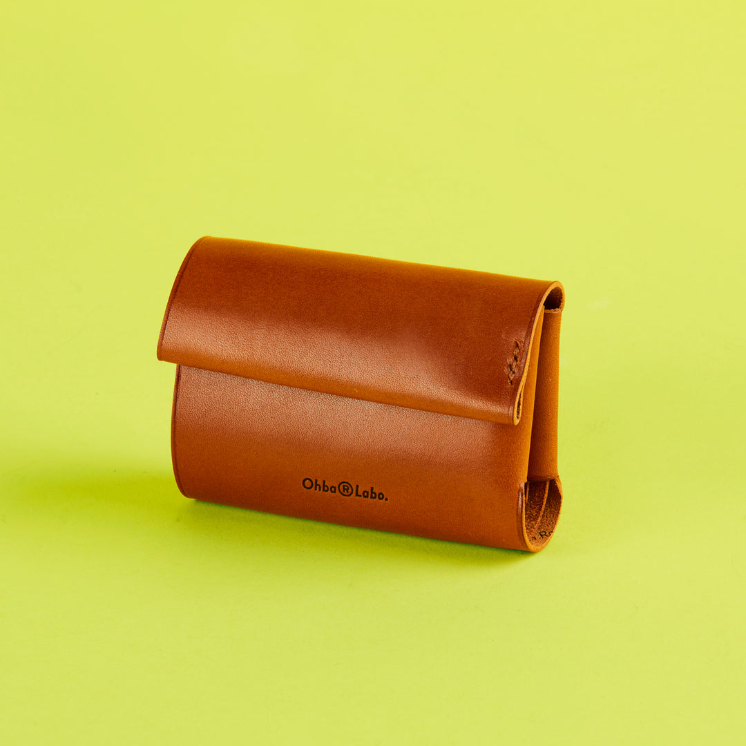 R-024-WIL】3つ折り札入（コンパクトウォレット）（ブラック） OHBA