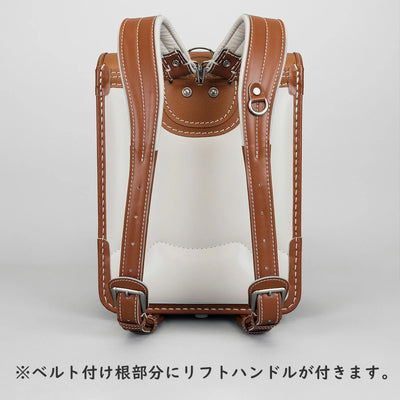 【アウトレット｜直営店限定】ヨーロピアンカーフ・プレミアム【EC】2022年度ご入学用ランドセル ハンドル付き (チョコ)