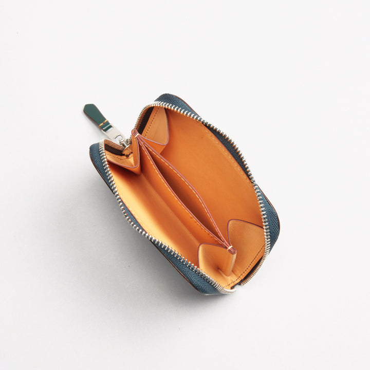 大峽製鞄 OHBA コードバン ミニ財布 ケース 975 紺ネイビー 大峡 大峽製鞄 OHBA コードバン ミニ財布 コインケース 975 紺ネイビー 大峡