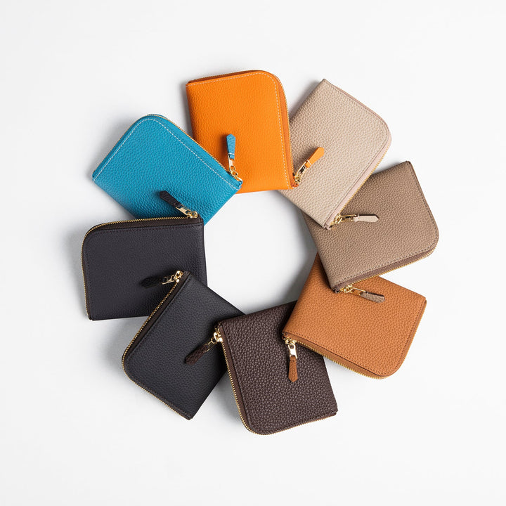 OHBA 大峽製鞄 Lジップ札入れ 『マルチケース』 L字型ジップ ミニ財布