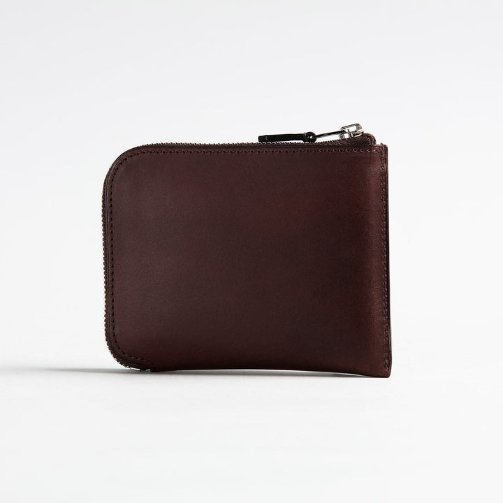 【ほぼ未使用】大峡製鞄　Lジップ札入れ『マルチケース』(ブラック) 大峽製鞄 ｜ ミニ財布－Lジップ札入れ 『マルチケース』(チョコ)【0051