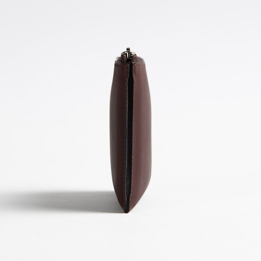 大峽製鞄 ｜ ミニ財布－Lジップ札入れ 『マルチケース』(チョコ)【0051