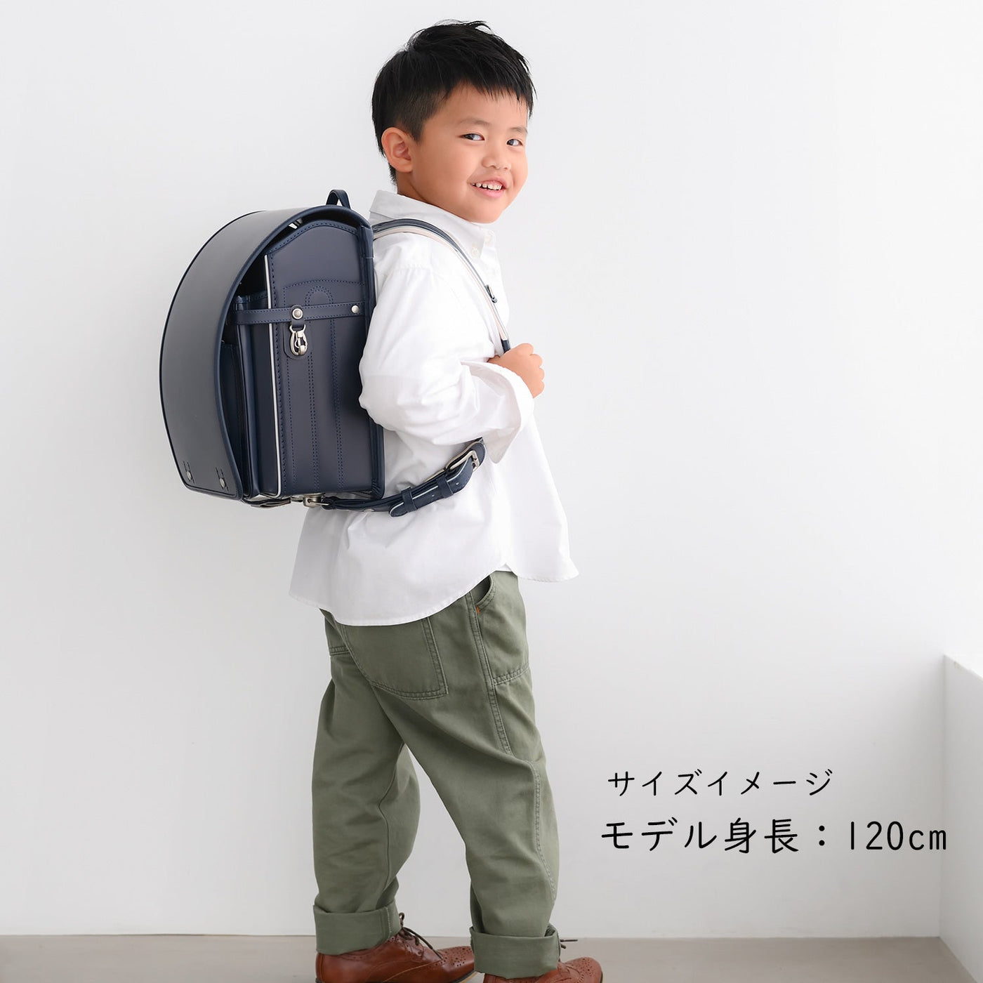 【完売】オオバランドセル　コードバン・スタンダード【04-S】 2024年ご入学用 ランドセル 《艶ありブラック》<br>※こちらの商品は完売致しました。