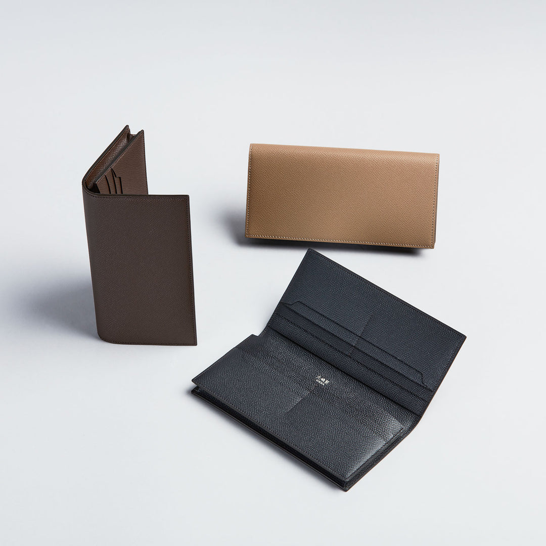 長財布｜大峽製鞄－束入れ (通しマチ・小銭入れ付き)【1057-ECF】