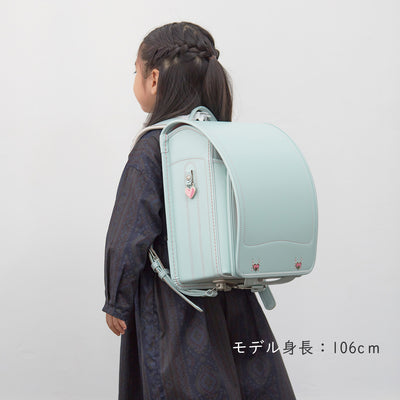 オオバランドセル　牛革・スタンダード　ハートアップデコレーション【17H-S】2024年ご入学用 ランドセル 《ピンク》