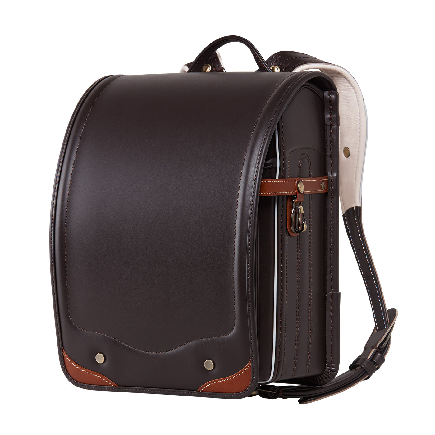 【完売】オオバランドセル　牛革・ハーモニック【19-S】2024年ご入学用 ランドセル 《チョコ》<br>※こちらの商品は完売致しました。